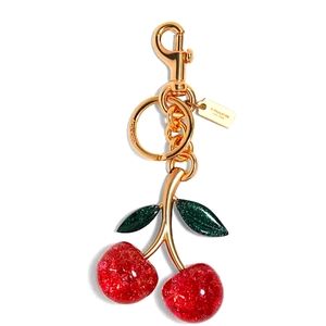 New! 🍒 🌸 Coach Signature Cherry 🍒🍒 🍒 🌸 Bag Charm